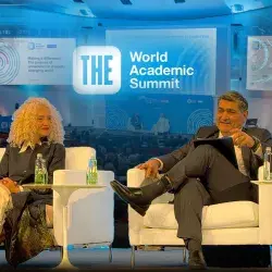 David Garza participa en panel de THE World Academic Summit, en Arabia Saudita