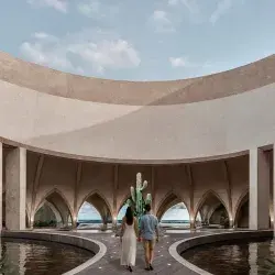 Mexicanos compiten globalmente con hotel inspirado en dunas sonorenses