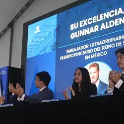 Alto secretariado de MEXMUN 33 de PrepaTec CCM durante el Modelo ONU.