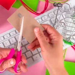 No comprar nada de fondo del día, Día Internacional de Protesta contra el consumismo y concepto de días de compras