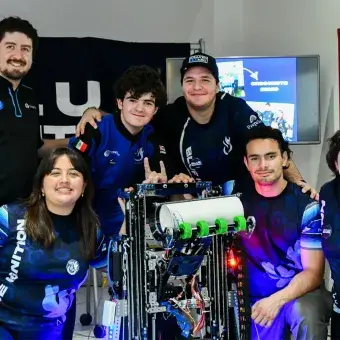 Equipo de robótica del Tec de Monterrey campus Saltillo. 