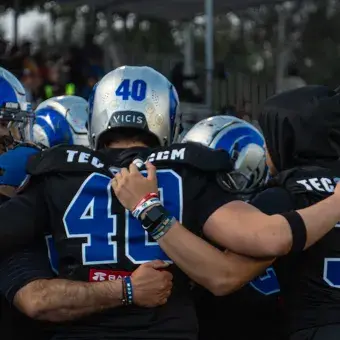 Borregos CCM durante partido de Cuartos de final