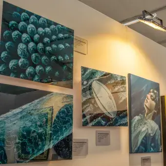 Las obras expuestas eran de Medios Digitales o Alternativos y Medios Tradicionales. 