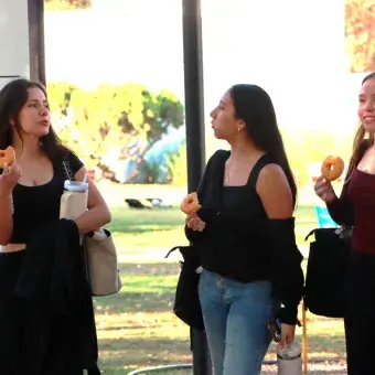 Los estudiantes disfrutaron de diversas activaciones de bienvenida.